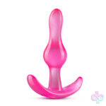 Blush Novelties Sex Toys - B Yours - Curvy Anal Plug - Pink