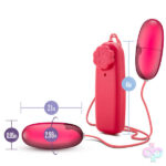 Blush Novelties Sex Toys - B Yours Double Pop Eggs - Cerise