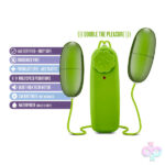Blush Novelties Sex Toys - B Yours Double Pop Eggs - Lime