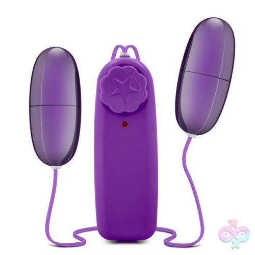 Blush Novelties Sex Toys - B Yours Double Pop Eggs - Plum