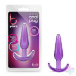 Blush Novelties Sex Toys - B Yours - Slim Anal Plug - Purple