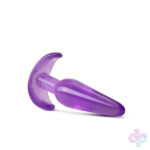 Blush Novelties Sex Toys - B Yours - Slim Anal Plug - Purple