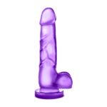 B Yours Sweet N Hard 4 blue realistic dildo with suction cup base by Blush Novelties
