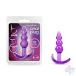 Blush Novelties Sex Toys - B Yours - Triple Bead Anal Plug - Purple
