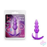 Blush Novelties Sex Toys - B Yours - Triple Bead Anal Plug - Purple
