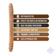 Blush Novelties Sex Toys - Dr. Skin - 18 Inch Double Dildo - Mocha