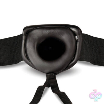 Dr Skin hollow strap 7 inch black strap-on by Blush Novelties