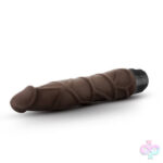 Blush Novelties Sex Toys - Dr. Skin - Cock Vibe 1 - 9 Inch Vibrating Cock -  Chocolate