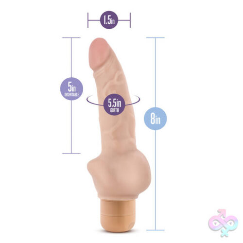 Blush Novelties Sex Toys - Dr. Skin - Cock Vibe #12 - Beige