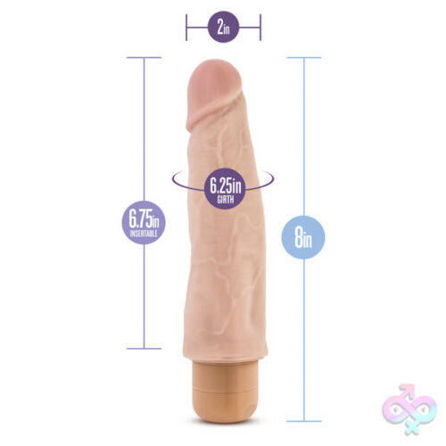 Blush Novelties Sex Toys - Dr. Skin - Cock Vibe 14 - Beige