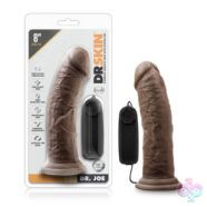 Blush Novelties Sex Toys - Dr. Skin - Dr. Joe - 8 Inch Vibrating Cock With  Suction Cup - Chocolate