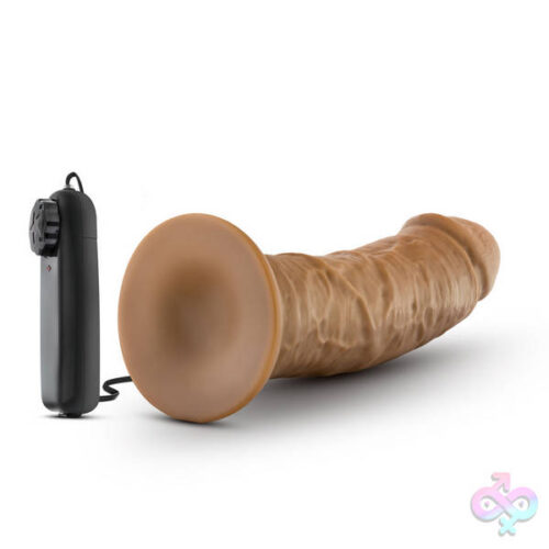 Blush Novelties Sex Toys - Dr. Skin - Dr. Joe - 8 Inch Vibrating Cock With  Suction Cup - Mocha