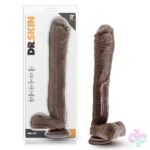 Blush Novelties Sex Toys - Dr. Skin Mr. Ed 13" Dildo With Suction Cup -  Chocolate