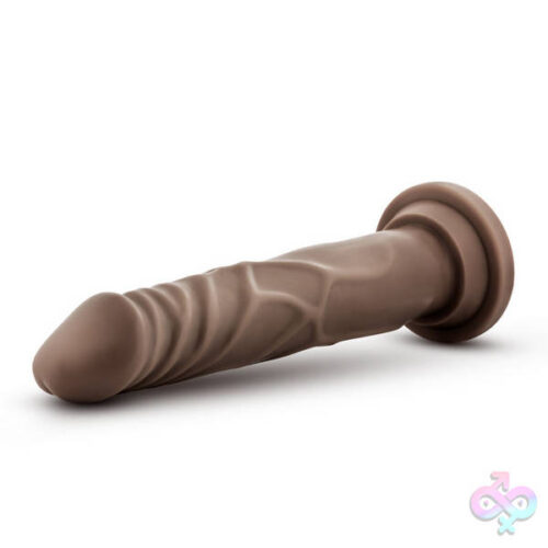 Blush Novelties Sex Toys - Dr. Skin - Realistic Cock - Basic 7.5 - Chocolate