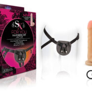 Blush Novelties Sex Toys - For You Harness Kit With 7 Inch Cock