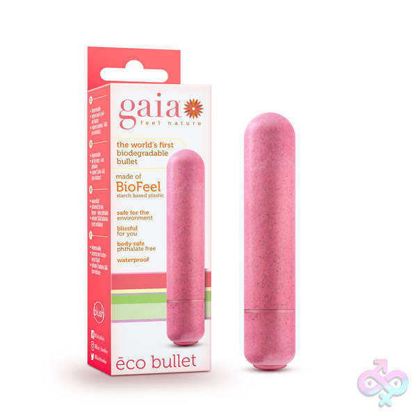 Gaia - Eco Bullet - Coral Blush Novelties Sex Toys - Gaia - Eco Bullet - Coral
