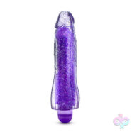 Blush Novelties Sex Toys - Glow Dicks - Molly Glitter Vibrator - Purple