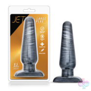 Blush Novelties Sex Toys - Jet Large Plug - Carbon Metallic Black