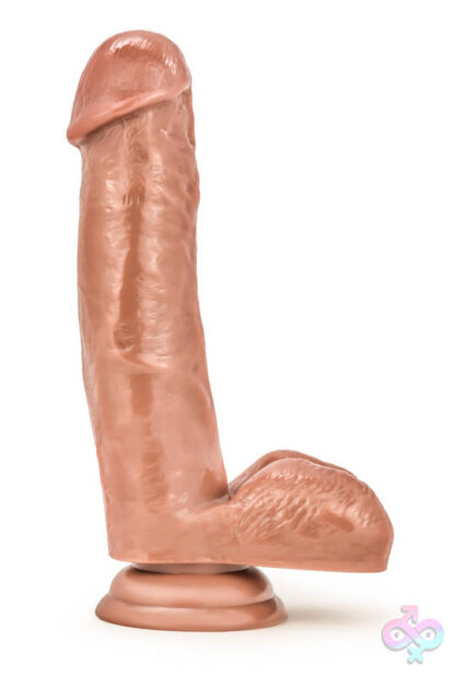 Coverboy Kingpin Latin realistic dildo with suction cup base by Blush, beige, 7 inches