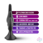 Blush Novelties Sex Toys - Luxe - Beginner Plug Kit - Black