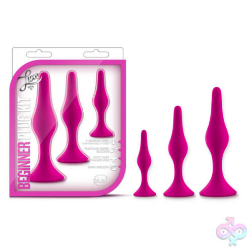 Blush Novelties Sex Toys - Luxe - Beginner Plug Kit - Pink