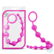 Blush Novelties Sex Toys - Luxe Silicone 10 Beads - Fuchsia