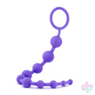 Blush Novelties Sex Toys - Luxe Silicone 10 Beads - Purple
