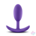 Blush Novelties Sex Toys - Luxe - Wearable Vibra Slim Plug - Medium - Purple