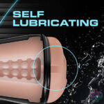 Blush Novelties Sex Toys - M for Men - Soft and Wet - Pussy With Pleasure Orbs - Self Lubricating Stroker Cup - Vanilla