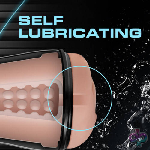 Blush Novelties Sex Toys - M for Men - Soft and Wet - Pussy With Pleasure Orbs - Self Lubricating Stroker Cup - Vanilla