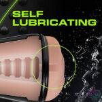 Blush Novelties Sex Toys - M for Men - Soft and Wet - Pussy With Pleasure Ridges - Self Lubricating Stroker Cup - Vanilla