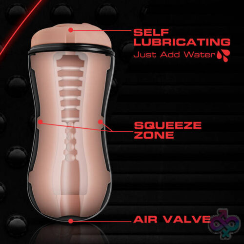 Blush Novelties Sex Toys - M For Men - Soft And Wet - Pussy With Pleasure Ridges And Orbs - Self Lubricating Stroker Cup - Vanilla