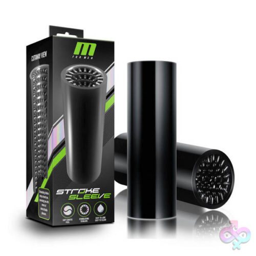 Blush Novelties Sex Toys - M for Men - Stroke Sleeve - Black