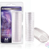 Blush Novelties Sex Toys - M for Men Stroke Sleeve - Clear
