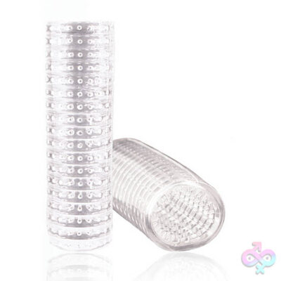 M for Men Stroke Sleeve clear masturbation sleeve by Blush Novelties