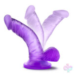 Blush Novelties Sex Toys - Naturally Yours - 4 Inch Mini Cock - Purple