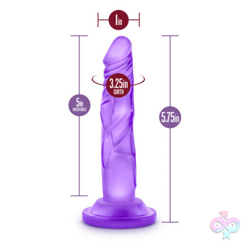 Blush Novelties Sex Toys - Naturally Yours - 5 Inch Mini Cock - Purple