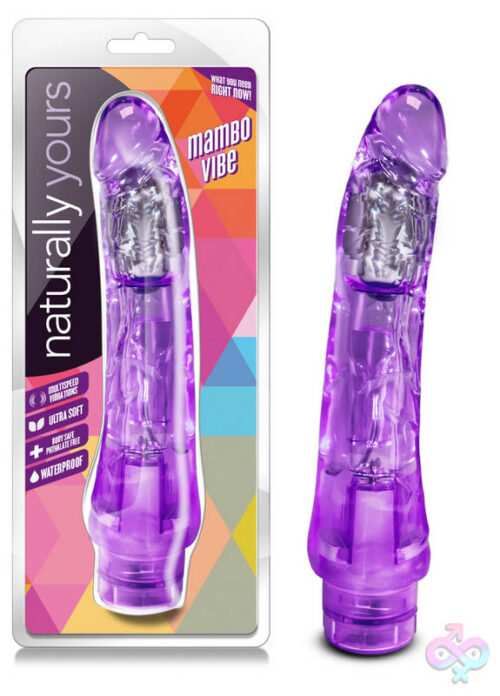 Blush Novelties Sex Toys - Naturally Yours - Mambo Vibe - Purple