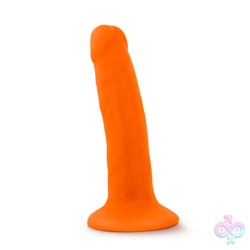 Blush Novelties Sex Toys - Neo - 5.5 Inch Dual Density Cock - Neon Orange