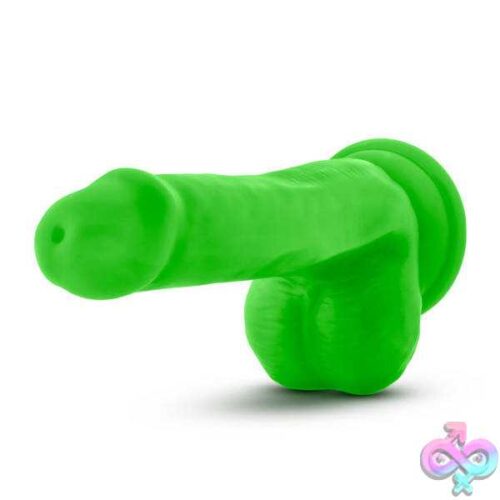 Neo - 6 Inch Dual Density Cock With Balls - Neon Green - Image 5