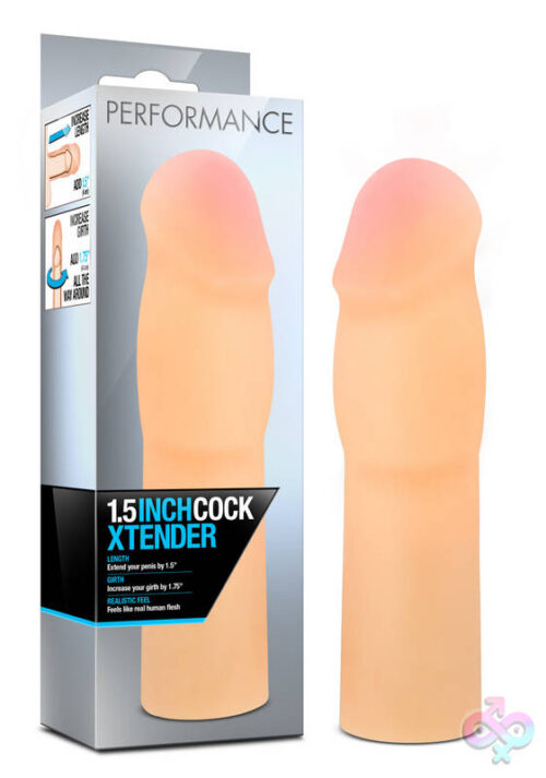 Blush Novelties Sex Toys - Performance 1.5 Inch Cock Xtender - Beige