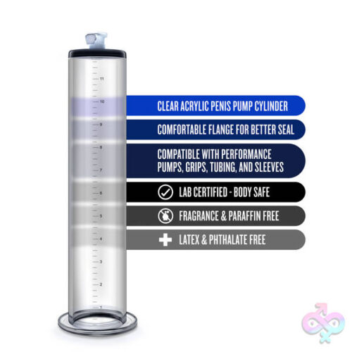 Blush Novelties Sex Toys - Performance - 12 Inch X 2 Inch Penis Pump Cylinder  Clear