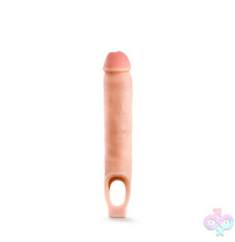 Blush Novelties Sex Toys - Performance Plus - 11.5 Inch Silicone Cock Sheath  Penis Extender - Vanilla