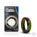 Blush Novelties Sex Toys - Performance - Silicone Camo Cock Ring - Green  Camoflauge