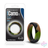 Blush Novelties Sex Toys - Performance - Silicone Camo Cock Ring - Green  Camoflauge