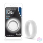 Blush Novelties Sex Toys - Performance - Silicone Glo Cock Ring - White  Glow