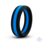 Blush Novelties Sex Toys - Performance - Silicone Go Pro Cock Ring -  Black/blue/black