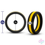 Blush Novelties Sex Toys - Performance - Silicone Go Pro Cock Ring -  Black/gold/black