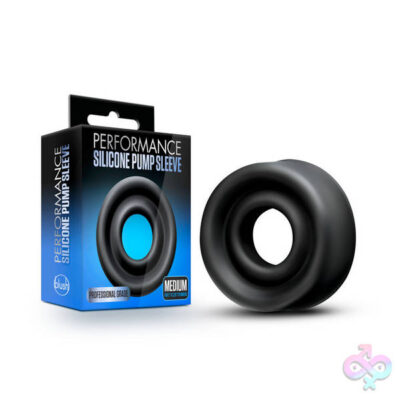 Blush Novelties Sex Toys - Performance - Silicone Pump Sleeve - Medium - Black