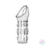 Blush Novelties Sex Toys - Performance Studded Sleeve Ring - Clear